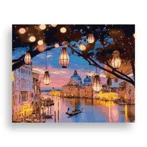DIY 명화그리기 등불과 도시 50x40