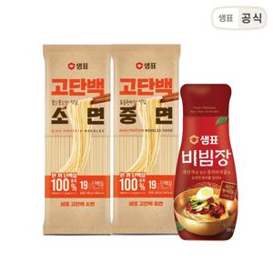 고단백면(소면,중면) 400g*2 + 비빔장 350g*1