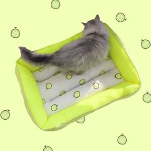 강아지 고양이 여름 과일 쿨매트 그린 메론