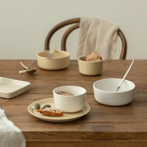 NEW 마리벨 공기 대접 2인 세트 4P (공기 2P+대접 2P) (3color)