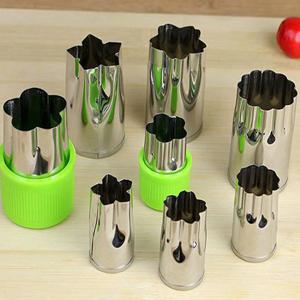 야채 스텐 모양틀 과일모양 찍기틀 쿠키틀 쿠키커터 2size 8개한세트