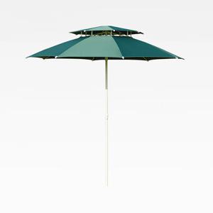 GHU-1638 2단 폴리에스테르천막 철재파라솔 (베이스별도)