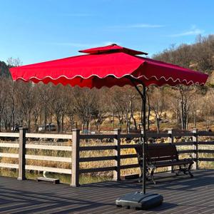 사각 파라솔 대형 폴딩 비치 정원 카페 테라스 야외용