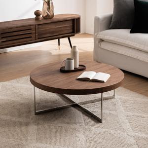 테스 천연무늬목 소파테이블 / 거실테이블