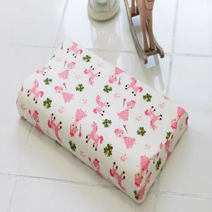 마법소녀 편한 메모리폼 베개 경추베개 라텍스 목 베개 이중속커버
