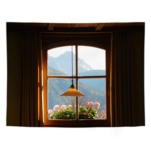 N9038 특대형 창문 바다 풍경 인테리어  패브릭포스터 행거 가리개커튼 가림막 3size