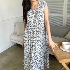 민소매 플리츠 냉장고 원피스잠옷 빅사이즈 홈웨어원피스