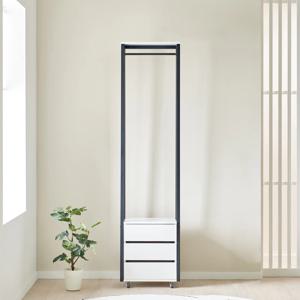팬타 미니 450 A형 3단 이동식 철제 행거 수납 4colors