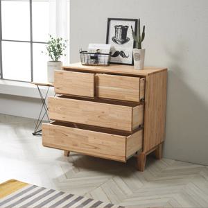 이데아 참죽 원목 3단 서랍장 900