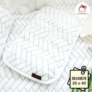 아이차유 냉감 납작 매쉬베개 20x40 신생아 베개