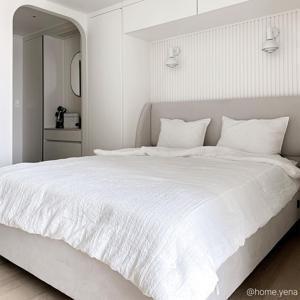 모아나 린넨시어서커 여름 이불패드세트 3colors SS Q