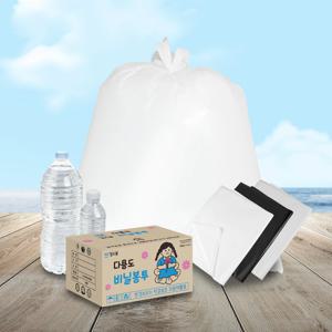 평판 비닐봉투 재활용 쓰레기봉투 75L~100L Box (500매)