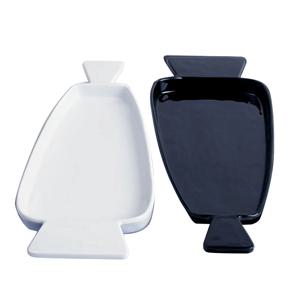 멜라민 로얄 퓨전 손잡이 사각접시 12인치 187 AT 멜라닌 반찬 그릇 앞접시 찬기