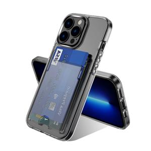 아이폰 14 프로 클리어 투명 카드 범퍼 실리콘 케이스