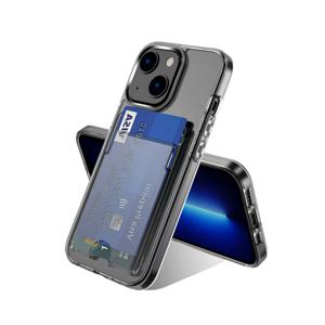 아이폰 14 클리어 투명 카드 범퍼 실리콘 케이스