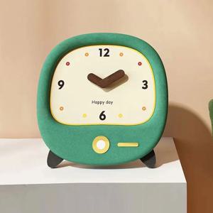 [해외] 빈티지 레트로 아날로그 인테리어 그린 탁상시계