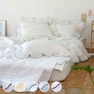 휘게 에어워싱 시어서커 드레시 프릴 여름이불 세트 5colors (SS/Q/K)