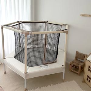 유아 트램폴린 2 실내 어린이 안전망 방방이 48 (122cm)