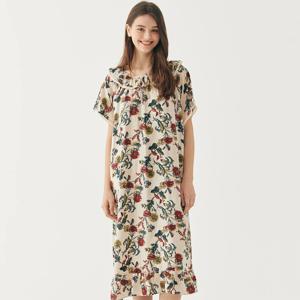 여자 여름원피스 예쁜잠옷 꽃무늬 집에서입는옷 반팔 홈웨어 여성파자마