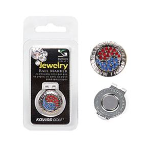 골피아 골프용품 BM5009 크리스탈 볼마커
