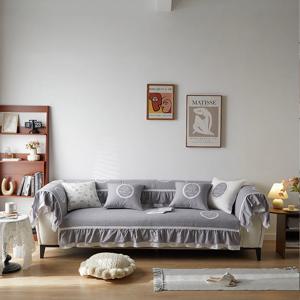 케이 프릴 소파패드 3인용 4인용 (3color) 커버 면 미끄럼방지