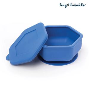 실리콘 아기/유아 흡착볼 뚜껑세트 블루