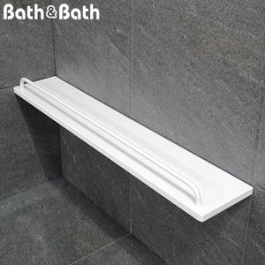 BB-106 ALL W 일자선반600 인조대리석_욕실 화장실 벽 세면대 샤워 타공 수납정리