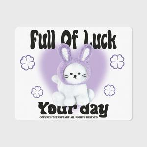FAKE PURPLE RABBIT CHICHI-WHITE(마우스패드)