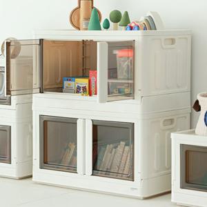 이지 양문형 적층 수납박스 접이식 리빙박스수납정리함 2size 32L/72L