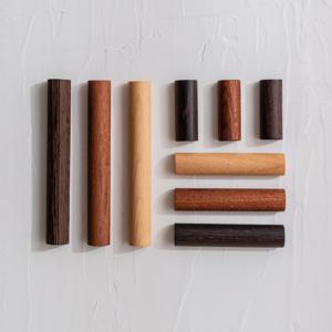 우드 마그넷 냉장고 자석 메모 현관문 둥근막대 원목자석