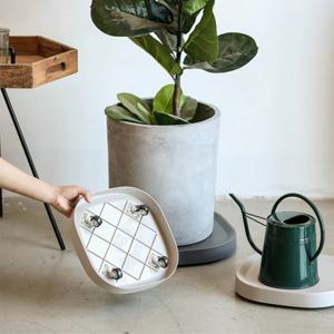 바퀴가 안보이는 다용도 이동식 화분 받침대 공기청정기