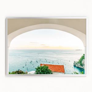 감성사진 바다 인테리어 포스터 대형 액자, Hotel in Positano