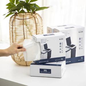 국내자체제작 뽑아쓰는 분리수거 투명 비닐 봉투 20L, 30L
