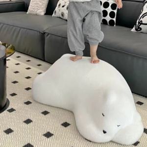 [해외] 북극곰 인테리어 소파 스툴 패브릭스툴