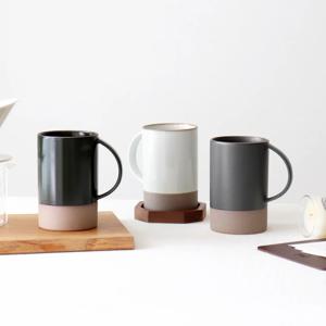 국내생산 카페 오릇 투톤 예쁜 머그컵 롱 460ml 3colors