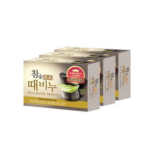무궁화 참숯 때비누 3개 세트 천연AHA 목욕