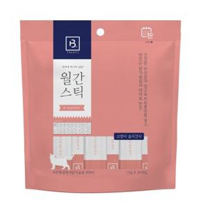 브리더랩 월간스틱 닭가슴살연어 30개입 고양이 츄르