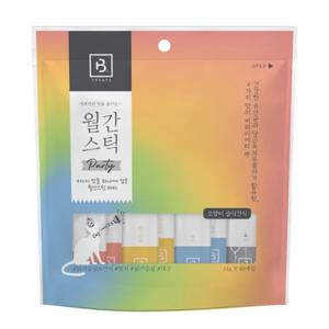 브리더랩 월간스틱 파티 40개입 고양이 츄르간식