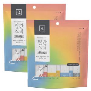 브리더랩 월간스틱 파티 80개입 고양이 츄르간식