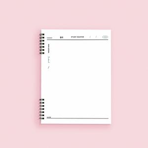 It spring - 무지 연습장 컬러 4종
