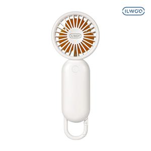 미니 휴대용 선풍기 무소음 캠핑 비너 클립 IW-G99 화이트