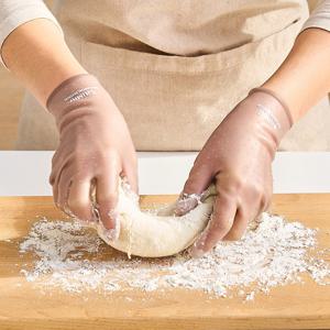 (1+1 동일색상&사이즈) 니트릴 대용 실리콘 위생장갑 (조리/청소/열탕소독/전자레인지)