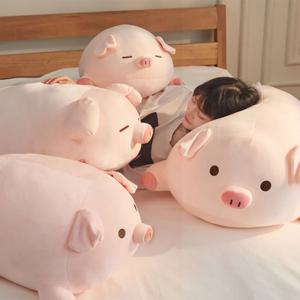 꿀꿀 돼지 안고자는 인형 모찌 애착 쿠션 집들이 선물
