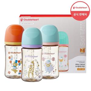 모유실감 3세대 PPSU 240ml 트리플팩 (노꼭지)