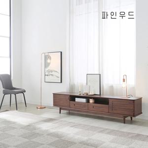 더스틴 북유럽 원목 거실장 1960 세트 티비다이 TV 선반 장식장