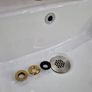 세면대 오버홀 마개 실버 골드 세면기 오버플로우 링