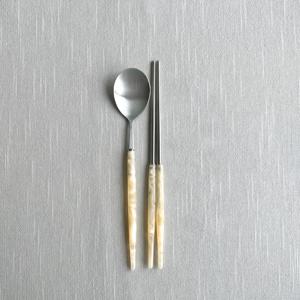 오닉스 커트러리 - 한식 수저 세트 신혼부부 선물 세트 집들이 커플 수저
