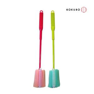 재팬 코쿠보 삼겹스펀지 브러쉬(컵/포트/보틀/물병에 사용)-보틀브러쉬