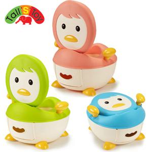 펭귄변기 베이직 유아 아기 변기 디딤대겸용 배변훈련