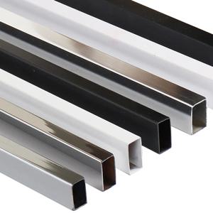 각파이프 600~2400mm / 맞춤 재단 행거 봉 벽행거 옷봉 철제 옷걸이 3colors